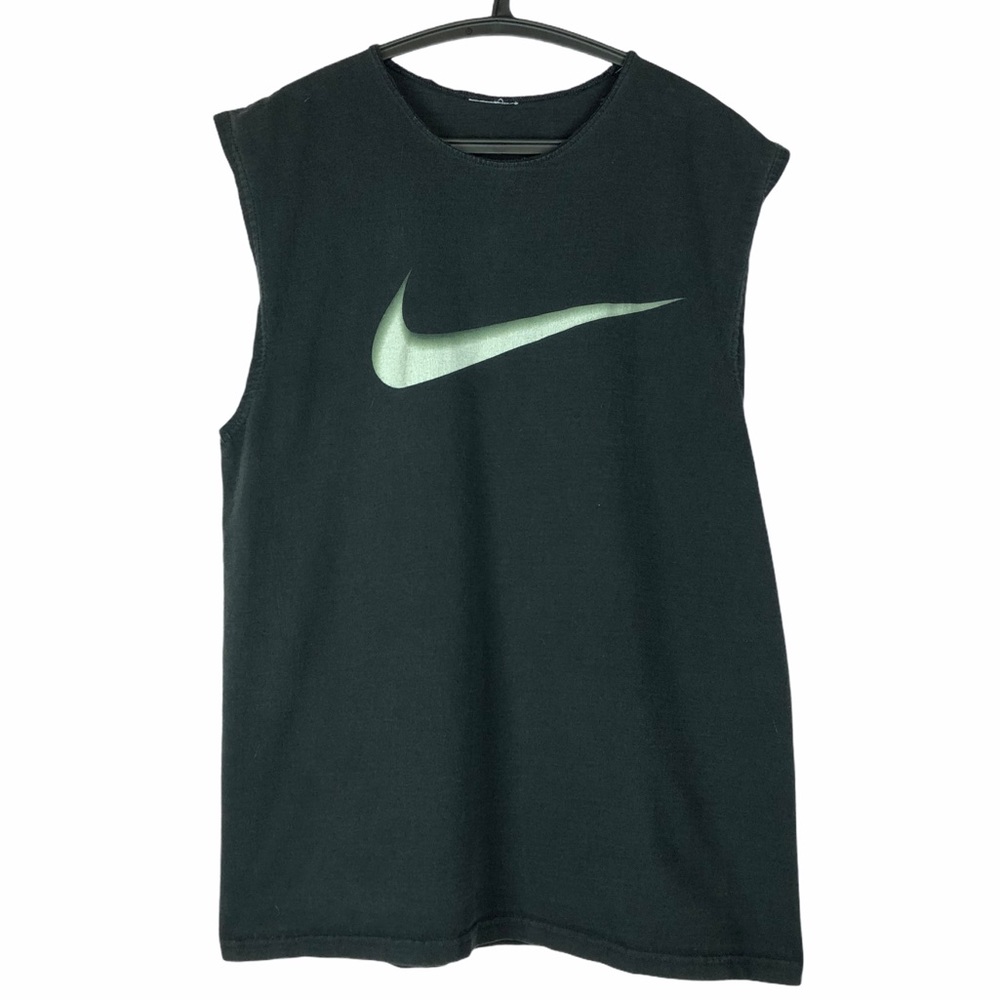 Vintage Nike Sleeveless Black T Shirt 80s 90s